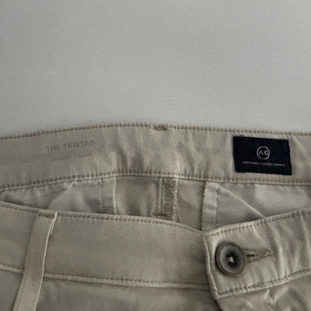 Adriano Goldschmied Pants Adult 31R Beige Tristan Tailored Trouser Women